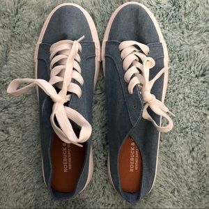 Canvas denim shoes